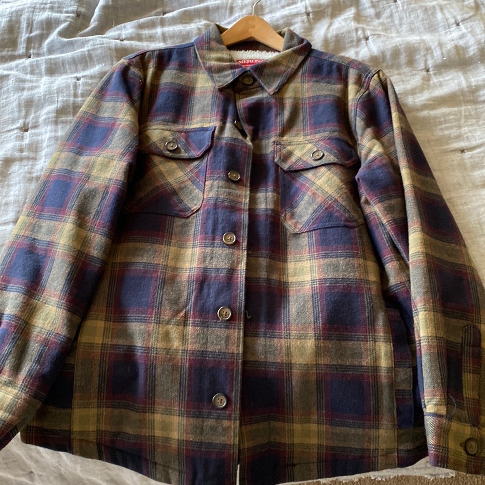 Merona plaid button up shirt jacket